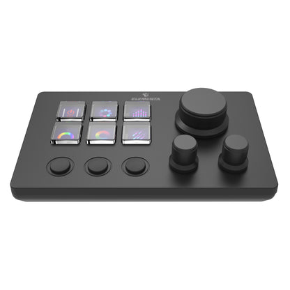 Elementa Stream Console – Customizable LCD Keypad & Knobs for Streaming and Content Creation