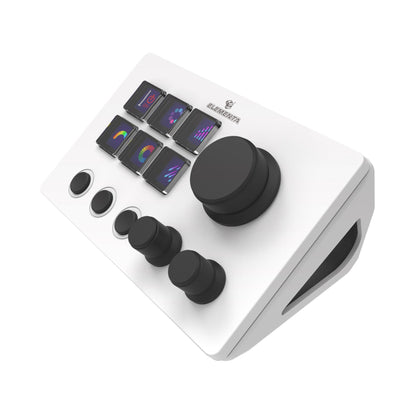 Elementa Stream Console – Customizable LCD Keypad & Knobs for Streaming and Content Creation