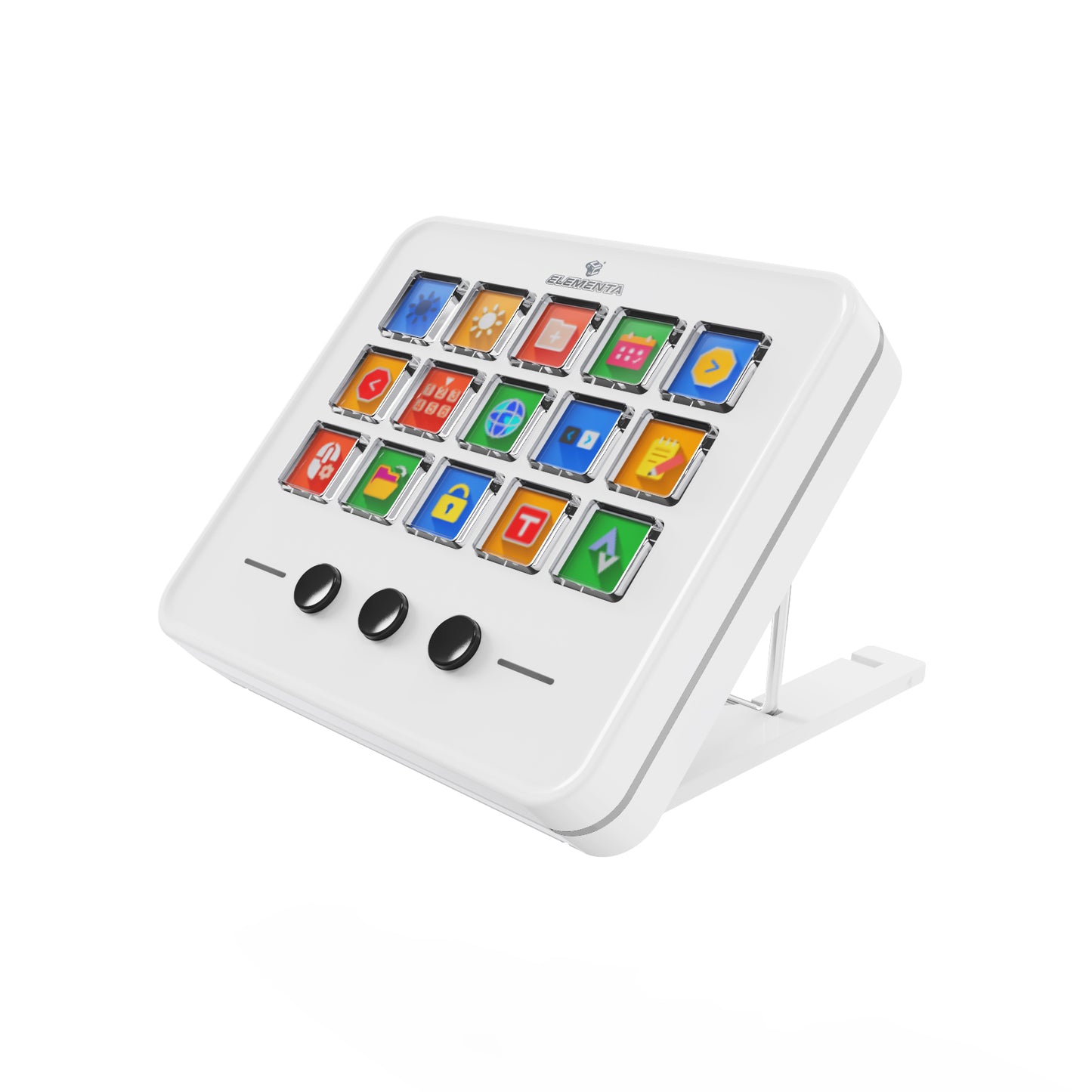 Elementa Gaming Stream Deck - M18 Programmable Macro Keypad, RGB light