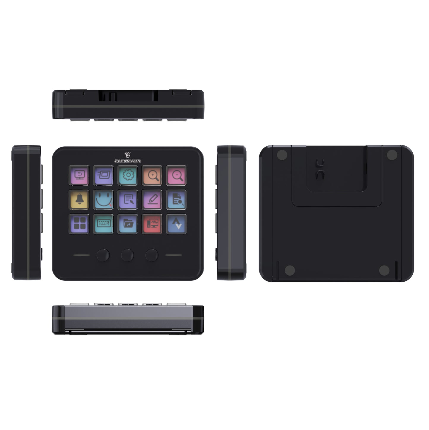Elementa Gaming Stream Deck - M18 Programmable Macro Keypad, RGB light