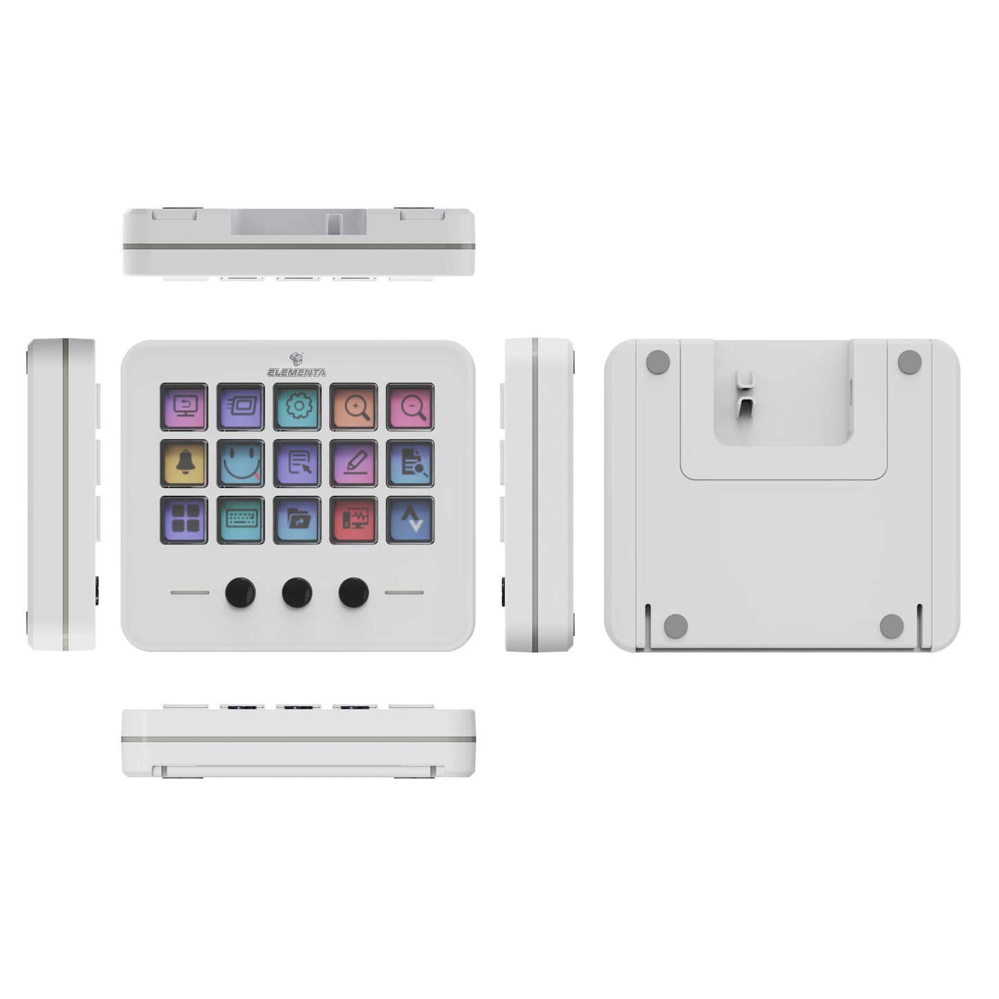 Elementa Gaming Stream Deck - M18 Programmable Macro Keypad, RGB light